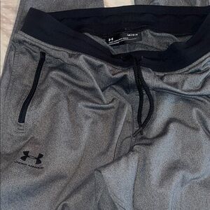 Under Armour Men's Charcoal/Black Performance Joggers